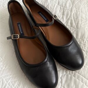 Margaux Classic Black Mary Jane Loafers